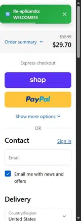 XVX/Womier Keyboard coupon verification screenshot