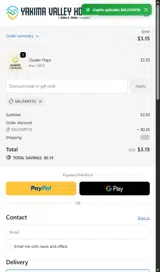 MILITARY10 coupon verification screenshot