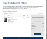 Yale University Press coupon verification screenshot