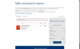 Yale University Press coupon verification screenshot