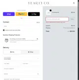 Yearly Company coupon verification screenshot