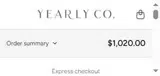 Yearly Company coupon verification screenshot