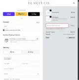 Yearly Company coupon verification screenshot