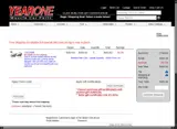 STANDARD coupon verification screenshot