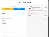 TEST coupon verification screenshot
