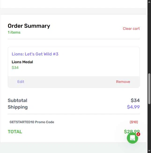Yes.Fit checkout page showing Yes.Fit promo code box | Screenshot taken by SimplyCodes community member on Nov 9, 2025