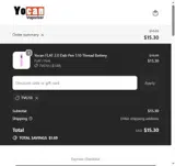 Yocan Vaporizers coupon verification screenshot