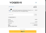 Yoges VR coupon verification screenshot