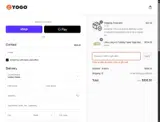 Yogo coupon verification screenshot