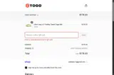 Yogo coupon verification screenshot