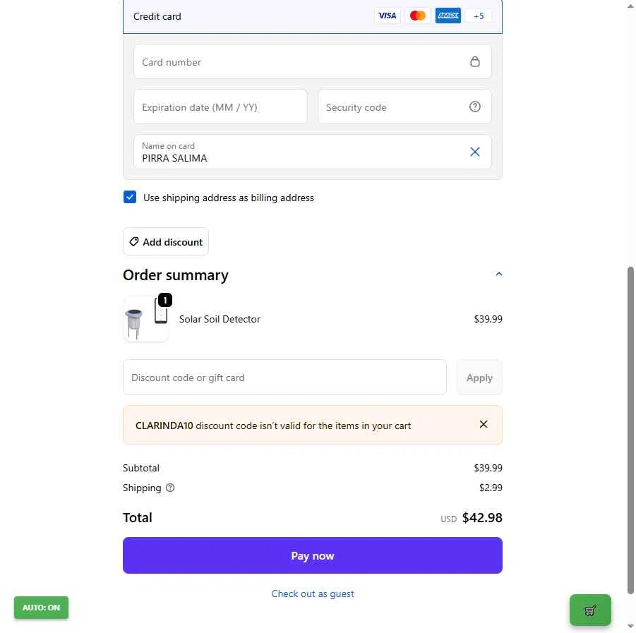 YOLINK checkout page showing YOLINK discount code box | Screenshot taken by SimplyCodes community member on Feb 4, 2026