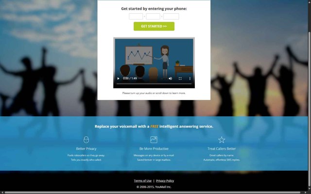 Youmail checkout page showing Youmail coupon code box | Screenshot taken by SimplyCodes community member on May 28, 2025