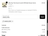 ANGELLOPEZ coupon verification screenshot