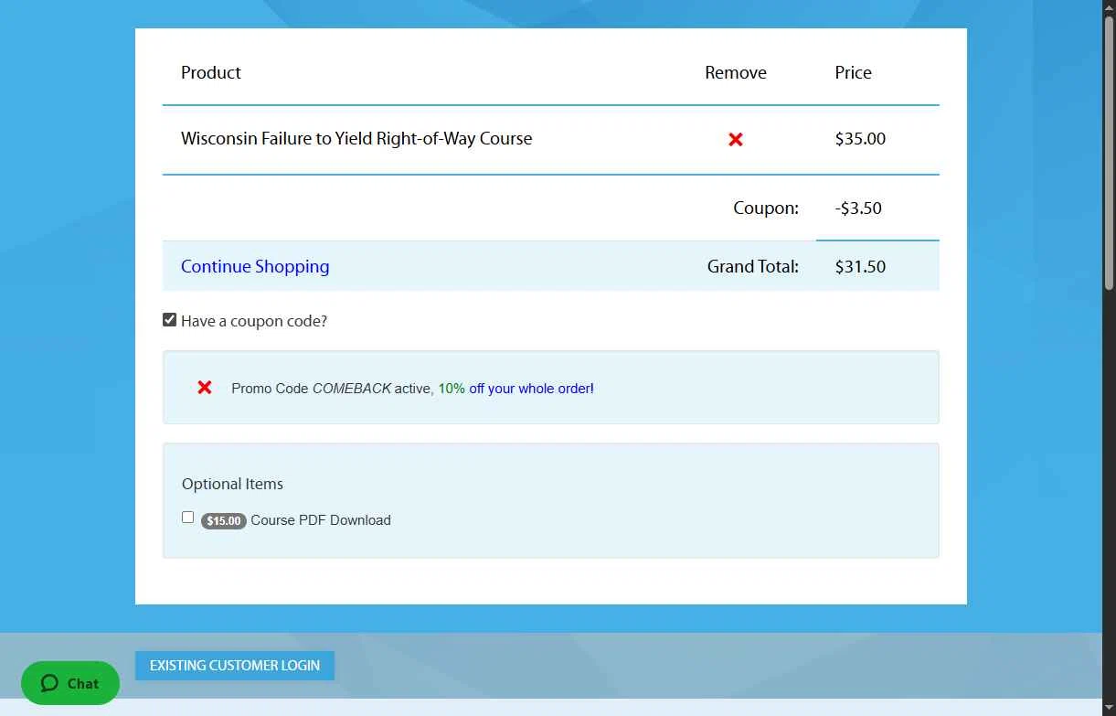 YourPace.com checkout page showing YourPace.com promo code box | Screenshot taken by SimplyCodes community member on Dec 26, 2025