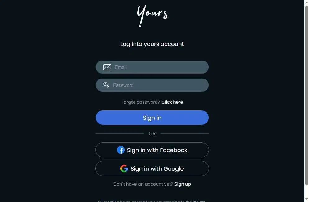 Yours App checkout page showing Yours App discount code box | Screenshot taken by SimplyCodes community member on Jul 6, 2025