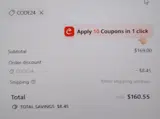 CODE24 coupon verification screenshot