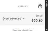 ZASUWA coupon verification screenshot