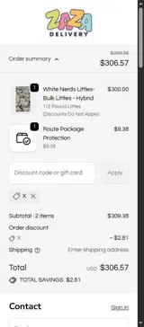 Zaza Delivery coupon verification screenshot