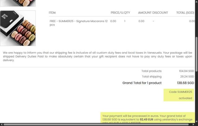 zChocolat checkout page showing zChocolat coupon code box | Screenshot taken by SimplyCodes community member on Sep 3, 2025