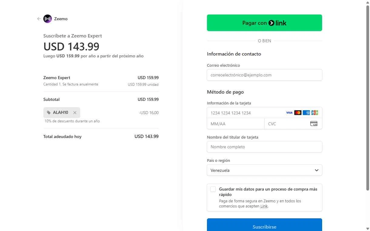 Zeemo checkout page showing Zeemo promo code box | Screenshot taken by SimplyCodes community member on Jan 29, 2026