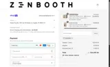 Zenbooth coupon verification screenshot