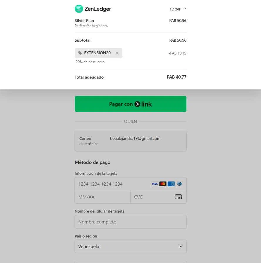 ZenLedger checkout page showing ZenLedger promo code box | Screenshot taken by SimplyCodes community member on Jan 31, 2026