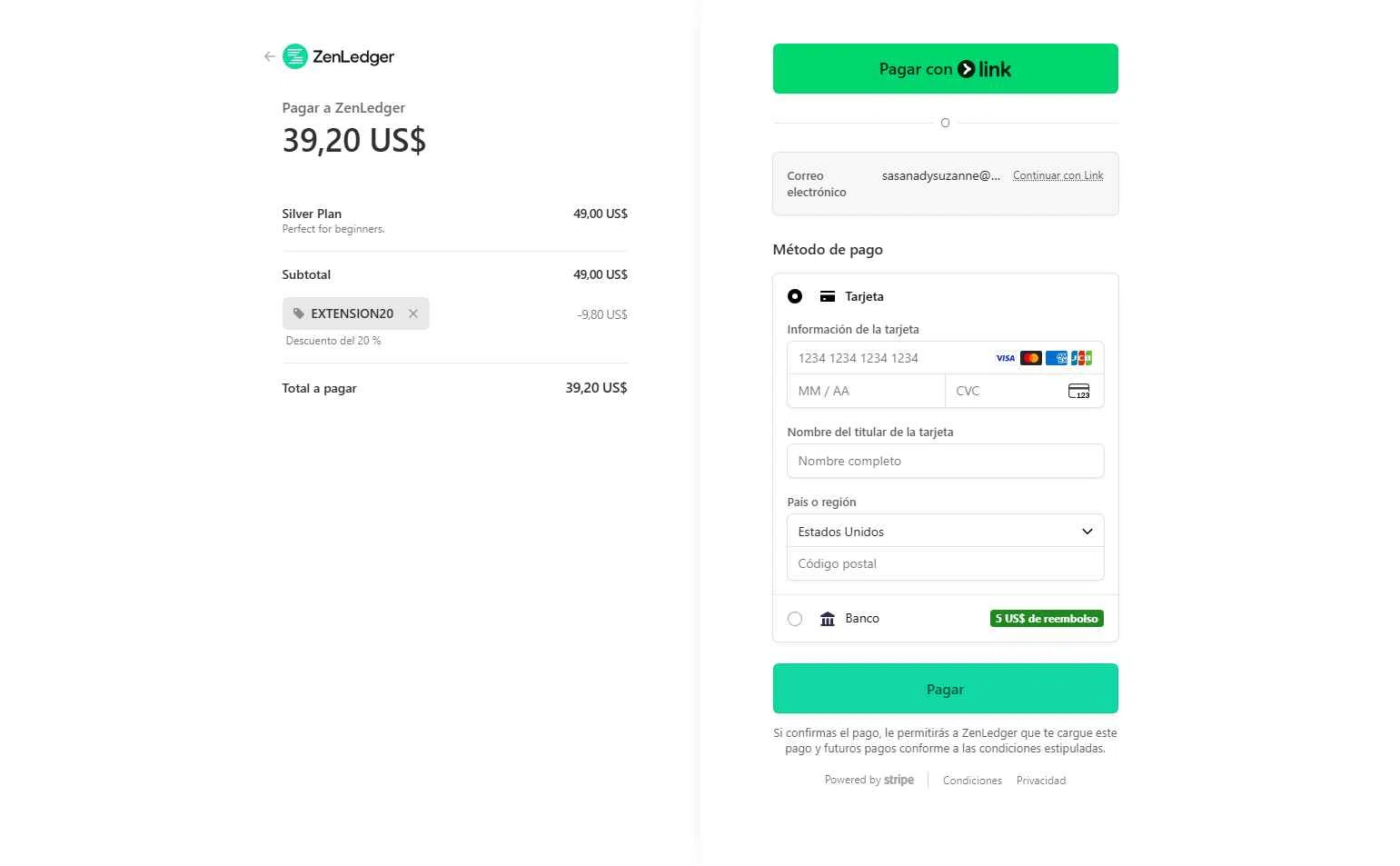 ZenLedger checkout page showing ZenLedger promo code box | Screenshot taken by SimplyCodes community member on Jan 2, 2026