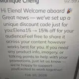 Zerean coupon verification screenshot