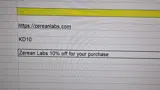 Zerean coupon verification screenshot
