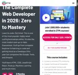 Zero To Mastery coupon verification screenshot