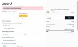 Zespa coupon verification screenshot