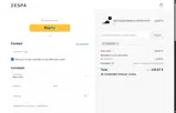 Zespa coupon verification screenshot