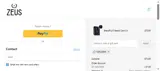 XZEUS955 coupon verification screenshot