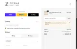 Zicana Boutique coupon verification screenshot