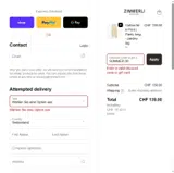 Zimmerli coupon verification screenshot