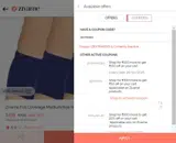 ZEXTRA200 coupon verification screenshot