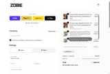 Zobie coupon verification screenshot