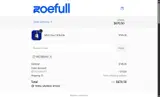 Zoefull coupon verification screenshot
