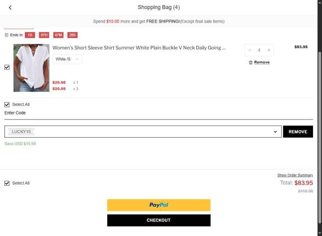 Zolucky checkout page showing Zolucky discount code box | Screenshot taken by SimplyCodes community member on Sep 15, 2025