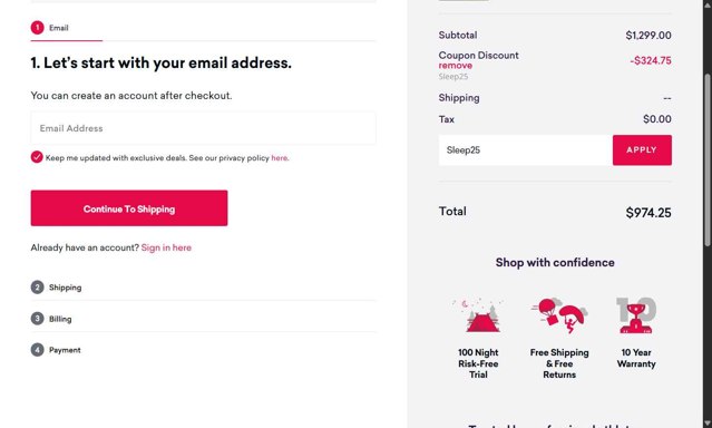 Zoma checkout page showing Zoma coupon code box | Screenshot taken by SimplyCodes community member on Aug 7, 2025