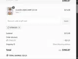 GT443JZV coupon verification screenshot