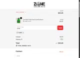 Zone Smelling Salts coupon verification screenshot