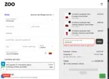Zoo Fashions coupon verification screenshot