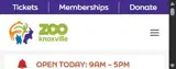 Zoo Knoxville coupon verification screenshot