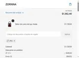 ZFG coupon verification screenshot