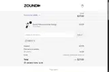 Zound coupon verification screenshot