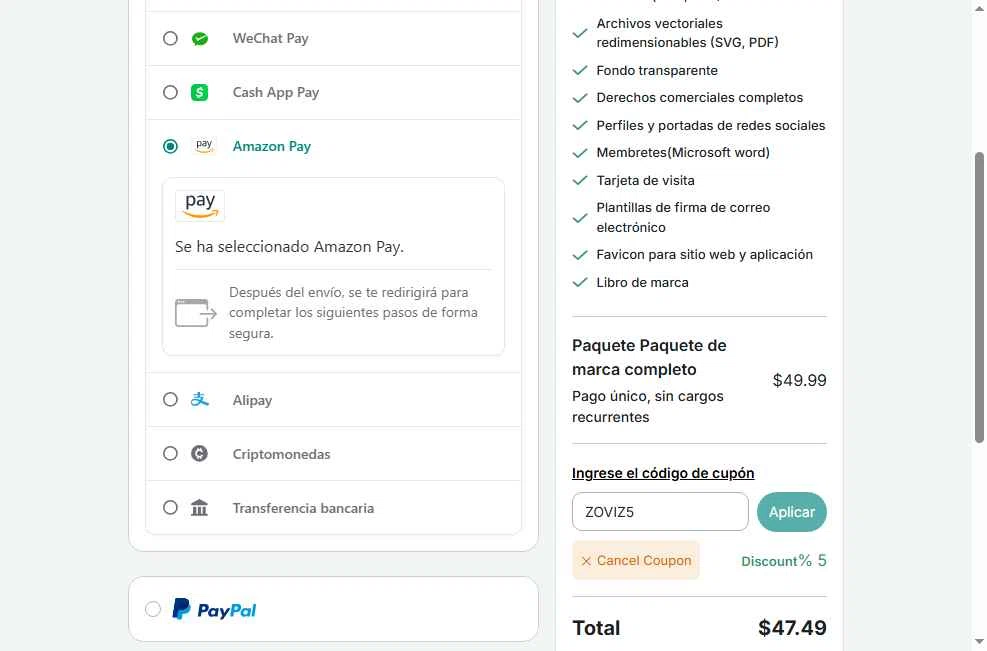 Zoviz checkout page showing Zoviz coupon code box | Screenshot taken by SimplyCodes community member on Oct 14, 2025