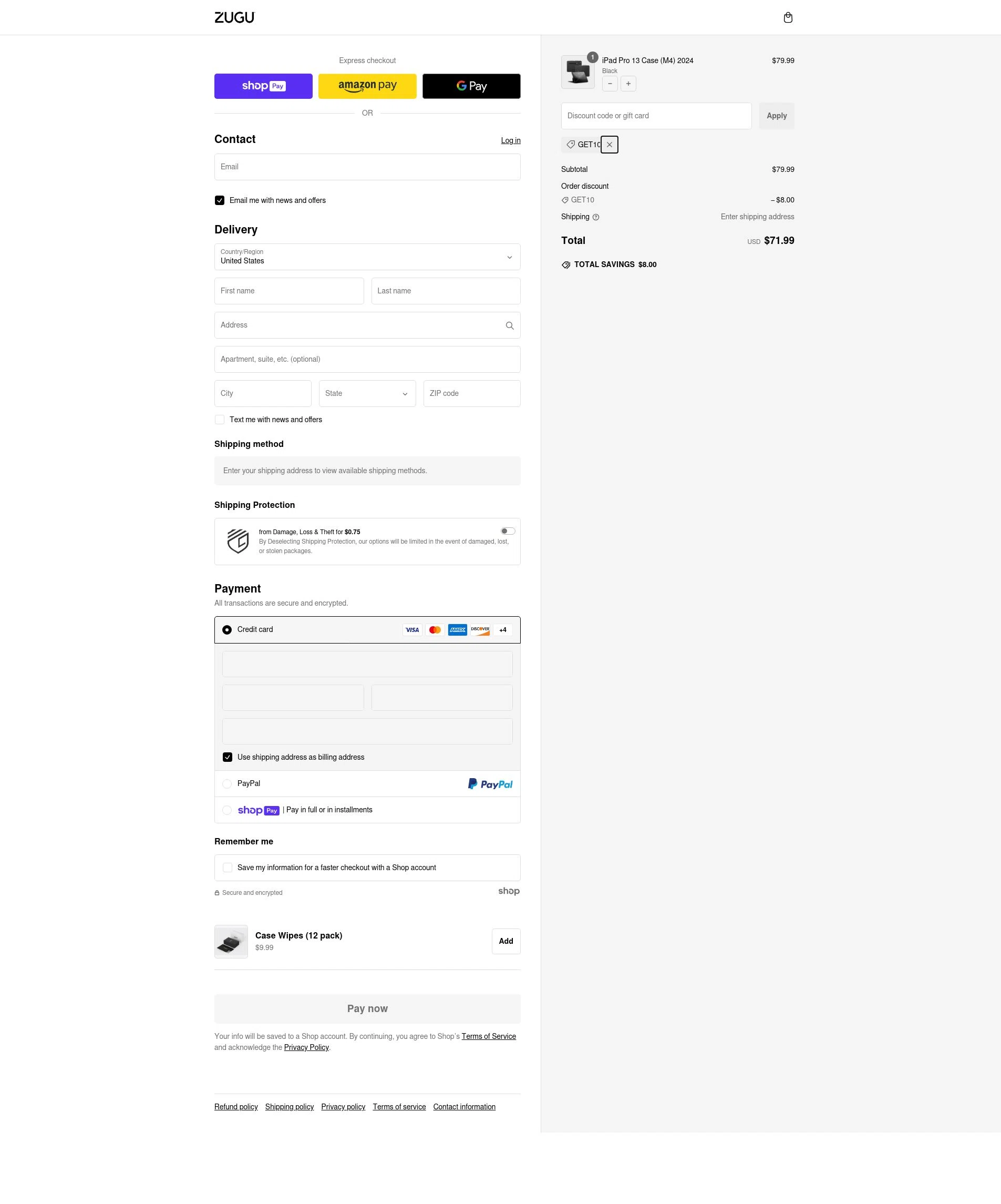 how to use Zugu Case coupons