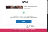 Zumba Fitness coupon verification screenshot