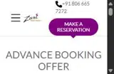 advance-booking-offer coupon verification screenshot